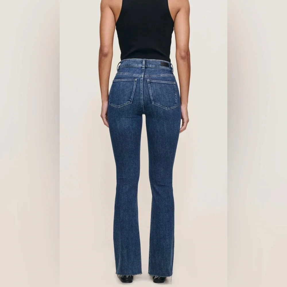 DL1961 Bridget High Rise Instasculpt Boot Cut Jeans in Seacliff Size 25